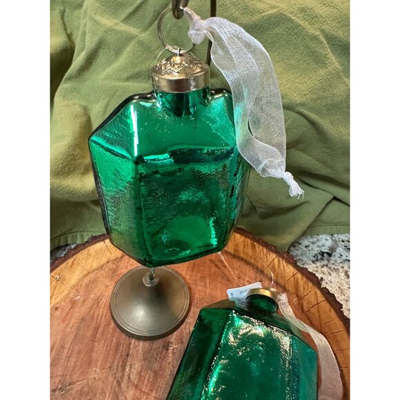 2 Dillards Trimsetter Christmas Maximus Collection Mercury Glass Jewel Ornament - Picture 5 of 11